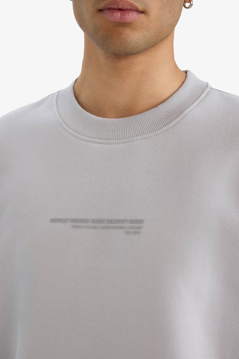 ديفاكتو سويت شيرت اوفر سايز برقبة مستديرة - Image 5